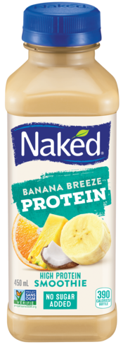 Naked Juice Plant Protein Smoothie, Blueberry Banana, 15.2 